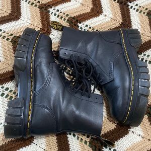 Dr Martens Audrick 8 eye platform boots. Women’s size 8